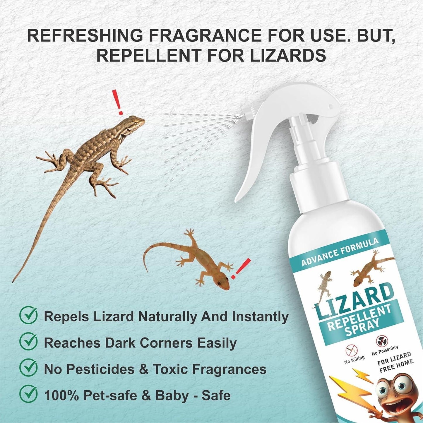 🦎 Lizard Repellent Spray 250ML (BUY 1 GET 1 FREE)🏡