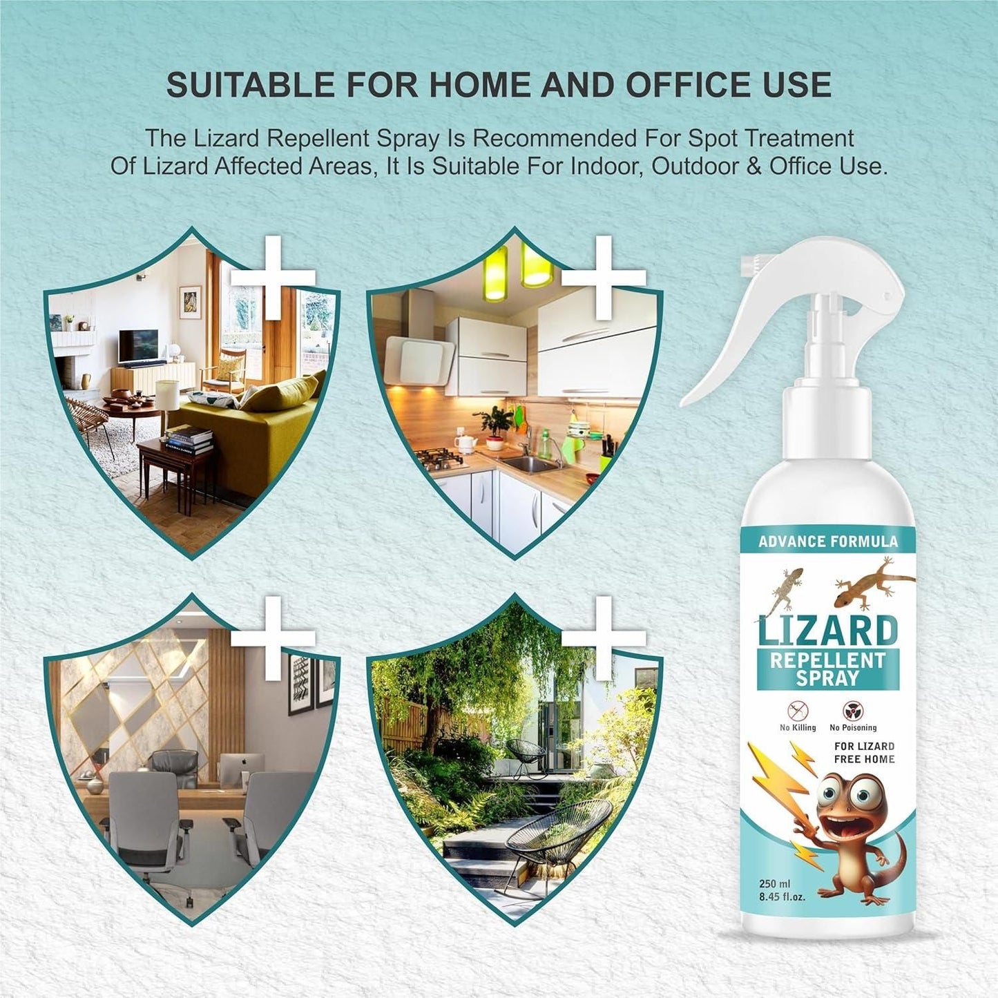 🦎 Lizard Repellent Spray 250ML (BUY 1 GET 1 FREE)🏡