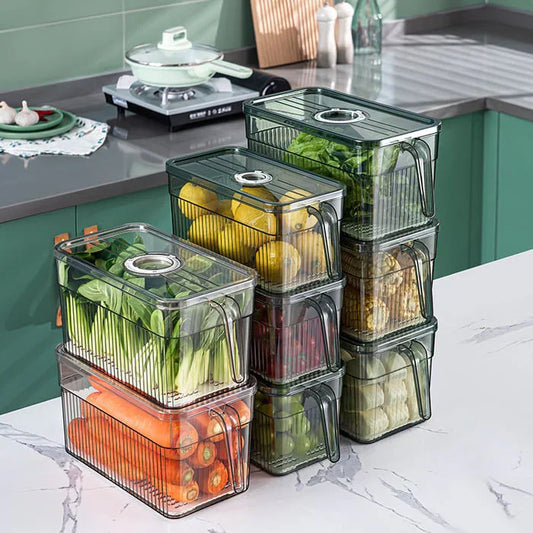 Pack of 6 - Unbreakable kitchen storage Basket. ✨look pretty in your refrigerator✨